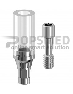 CASTABLE ABUTMENT CR-CO Straumann + SCREW