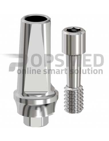 STRAIGHT TITANIUM ABUTMENT Sweden & Martina + SCREW