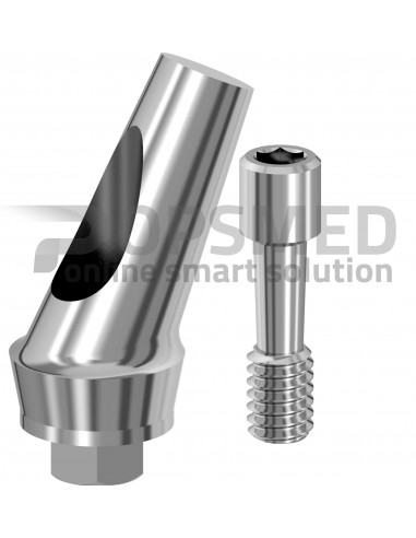 ANGLED TITANIUM ABUTMENT Sweden & Martina + SCREW