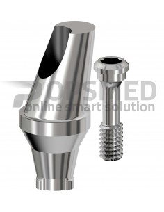 ANGLED TITANIUM ABUTMENT - *ESA Shore + SCREW
