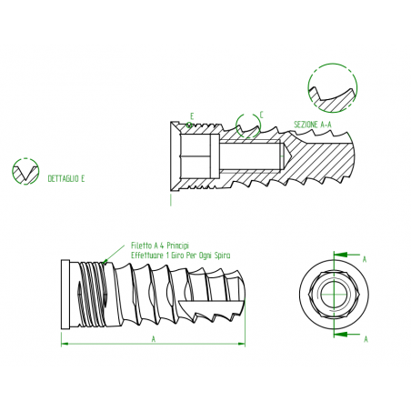 Impianto Z BH Ø 3.3